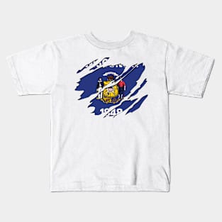 Tear Away Wisconsin Flag Kids T-Shirt